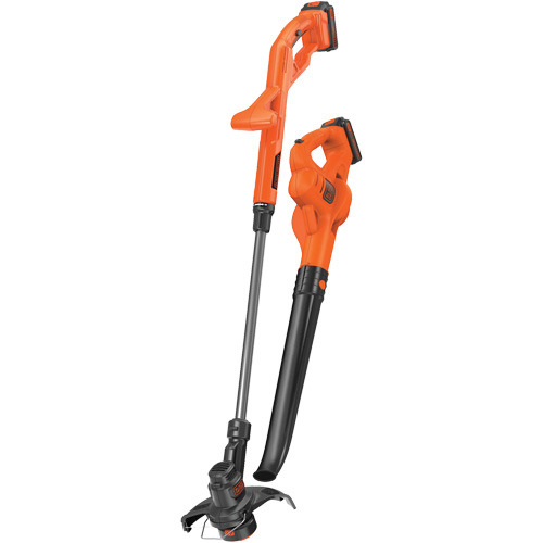 Max* String Trimmer/Edger & Hard Surface Sweeper Combo Kit, 10", Battery Powered, 20 V D. Morneault & Fils