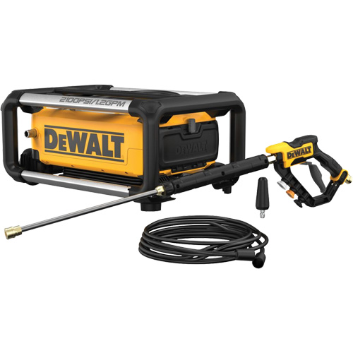 13 Amp Jobsite Cold Water Pressure Washer, Electric, 2100 PSI, 1.2 GPM D. Morneault & Fils