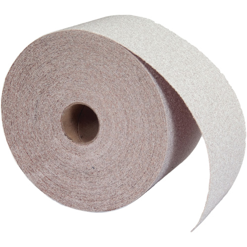 Paper PSA Roll, Aluminum Oxide, 2-3/4" W x 135' L, 240 Grit D. Morneault & Fils