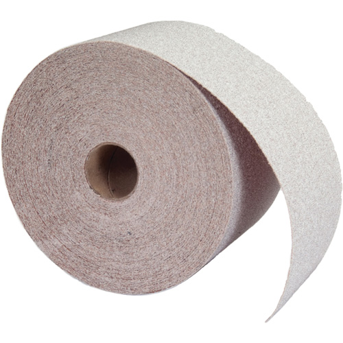 Paper PSA Roll, Aluminum Oxide, 2-3/4" W x 135' L, 180 Grit D. Morneault & Fils