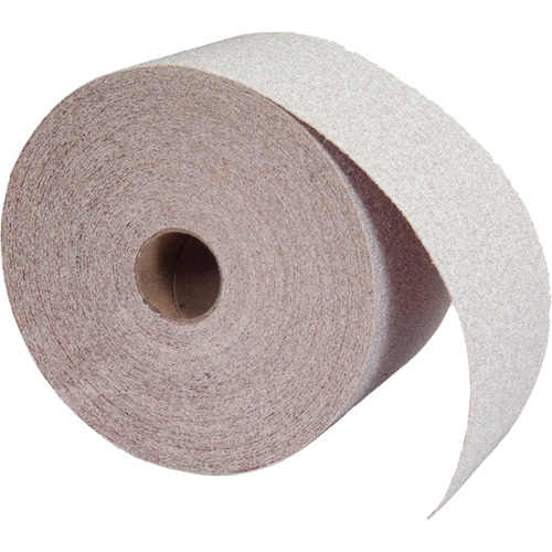Abrasive No-Fil PSA Paper Roll, Aluminum Oxide, 2-3/4" W x 90' L, 120 Grit D. Morneault & Fils