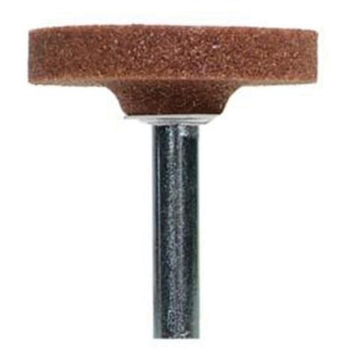Vitrified Bond Mounted Points, W235, Aluminum Oxide, 1-1/2" Dia., 1/4" L, 60 Grit D. Morneault & Fils