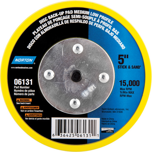 Back Up Pads For PSA & Hook And Loop Paper Discs D. Morneault & Fils
