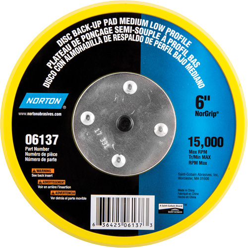 Back Up Pads For PSA & Hook And Loop Paper Discs D. Morneault & Fils