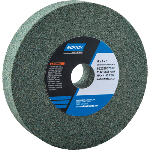 Bench Grinding Wheels - Gemini, 6" x 1", 1" Arbor D. Morneault & Fils