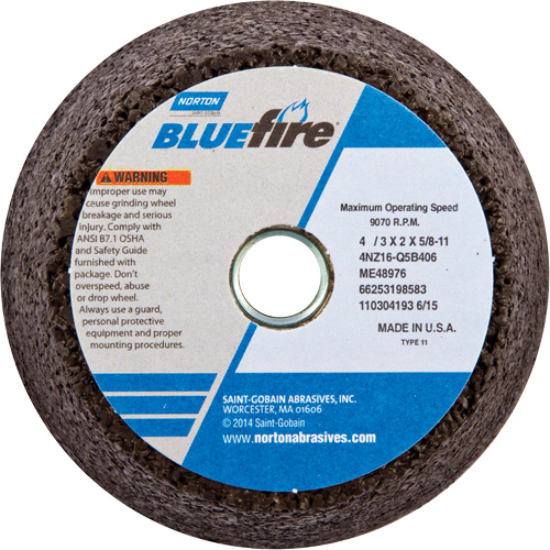Disque &agrave; &eacute;barbage portatif non renforc&eacute; BlueFire D. Morneault & Fils