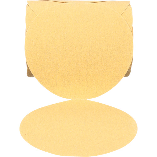 Disque abrasif dor&eacute; en rouleau 216U Stikit, 6" dia., Grain 80, Oxyde d'aluminium D. Morneault & Fils