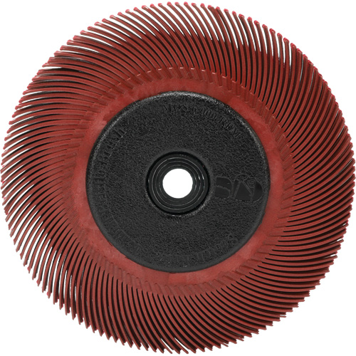 BROSSE RADIALE BRISTLE T-C,6",A/ADAPTATEUR 220, C&eacute;ramique, Grain 220, 6" dia. D. Morneault & Fils