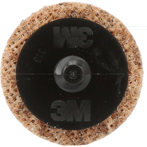 Disque de conditionnement de surface Roloc Scotch-Brite, 1-1/2" dia., Grain Cors&eacute;, Oxyde d'aluminium D. Morneault & Fils