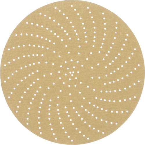 Disque de ponçage net Hookit, dia 6", Grain P320, Oxyde d'aluminium, Poids C D. Morneault & Fils