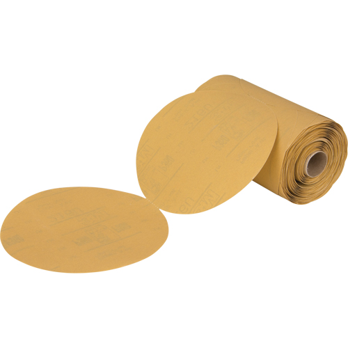 Stikit 216U Gold Paper Disc Roll, 6" Dia., P360 Grit, Aluminum Oxide D. Morneault & Fils