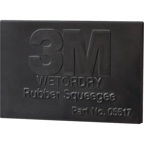 Wetordry Rubber Squeegee, 3", Rubber D. Morneault & Fils