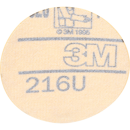 Gold Hookit Disc, 3" Dia., P320 Grit, Aluminum Oxide, C-Weight D. Morneault & Fils