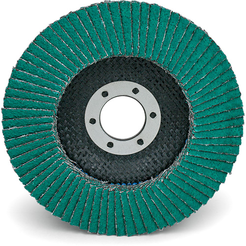 Flap Wheels - 577F Flap Discs, 4-1/2" x 7/8", Type 29, 40 Grit, Zirconium D. Morneault & Fils