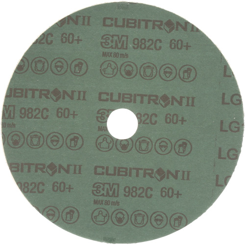 Cubitron II Fibre Discs - 982C, Ceramic Grain, 60+, 7" Dia x 7/8" Arbor D. Morneault & Fils
