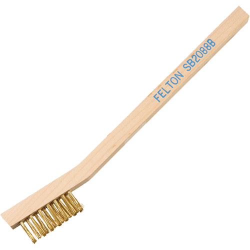 Small Cleaning Scratch Brushes, Nylon, 3 x 7 Wire Rows, 7-3/4" Long D. Morneault & Fils
