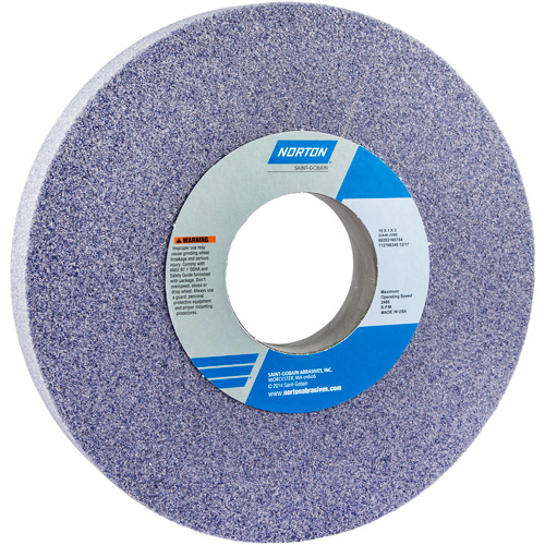 Meule cylindrique Norton 32A, 10" x 1", Arbre de 3", 1, Oxyde d'aluminium D. Morneault & Fils