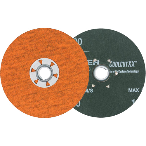 Coolcut XX Sanding Disc, 4-1/2" Dia., 120 Grit, Ceramic D. Morneault & Fils