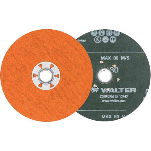 Disque de sablage Coolcut XX, 5" dia., Grain 80, C&eacute;ramique D. Morneault & Fils