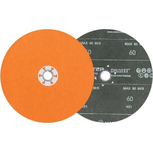 Disque de sablage Coolcut XX, 7" dia., Grain 60, C&eacute;ramique D. Morneault & Fils