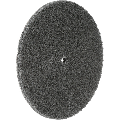 Scotch-Brite EXL Unitized Wheel, 5" x 1/4", 1/4" Arbor, Fine Grit, Silicon Carbide D. Morneault & Fils