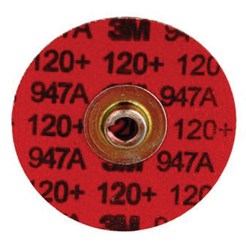 Disque &agrave; bordure durable Cubitron II Roloc, 3" dia., Grain 120+, C&eacute;ramique D. Morneault & Fils
