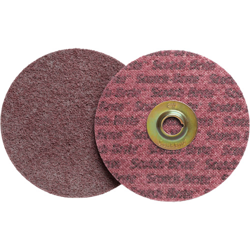 Scotch-Brite Roloc Surface Conditioning Disc, 2" Dia., Medium Grit, Aluminum Oxide D. Morneault & Fils