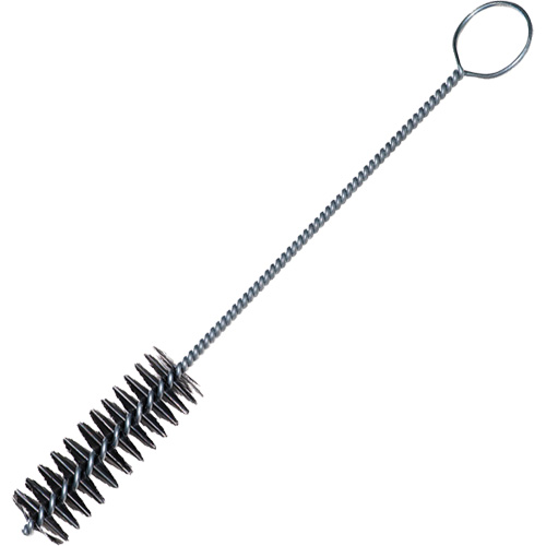 Twisted Steel Tube Brush, 1/8" Dia. x 1" L, 6" Overall Length D. Morneault & Fils