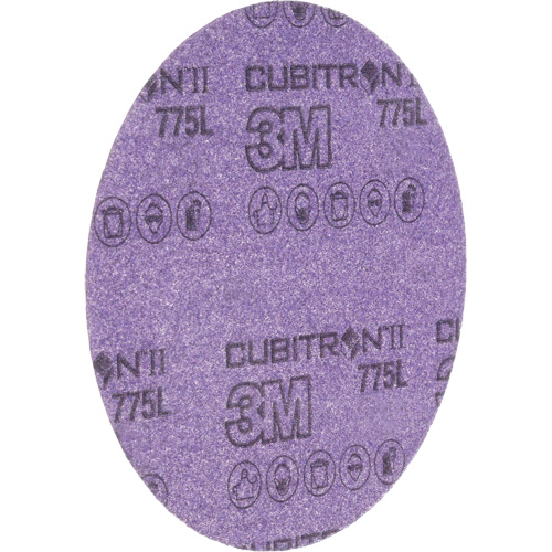 Disque en pellicule s&eacute;rie 775L Cubitron II Hookit, dia 6", Grain 240+, C&eacute;ramique, 3 mils D. Morneault & Fils