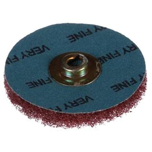 Disque HS de polissage et de brossage &agrave; changement rapide Standard Abrasives, 2" dia., Grain Tr&egrave;s fin, Oxyde d'aluminium D. Morneault & Fils