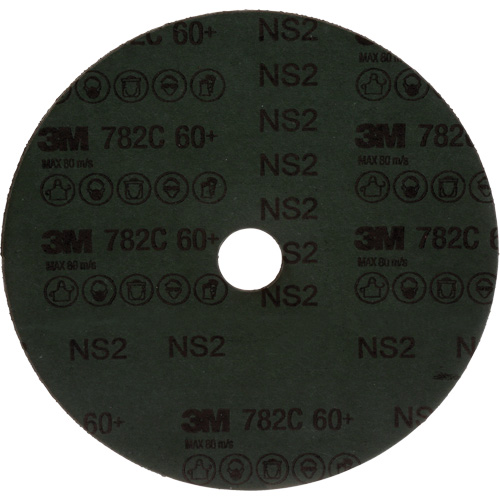 Disque en fibre 782C, C&eacute;ramique, 60+, 7" Dia x 7/8" Arbre D. Morneault & Fils