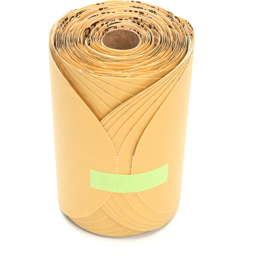 Rouleau de disques dor&eacute;s 216U Stikit, Oxyde d'aluminium, 6" la x 87' lo, Grain P220 D. Morneault & Fils