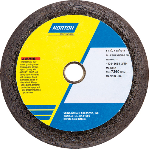 BlueFire&reg; Non-Reinforced Portable Snagging Wheel D. Morneault & Fils
