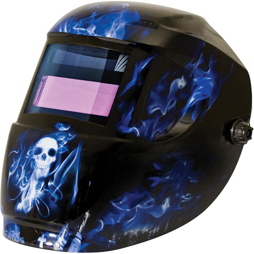 Masque de soudage Carrera ArcOne, 2" lo x 3" la Champ de vision, Teinte 9 - 13, Bleu D. Morneault & Fils