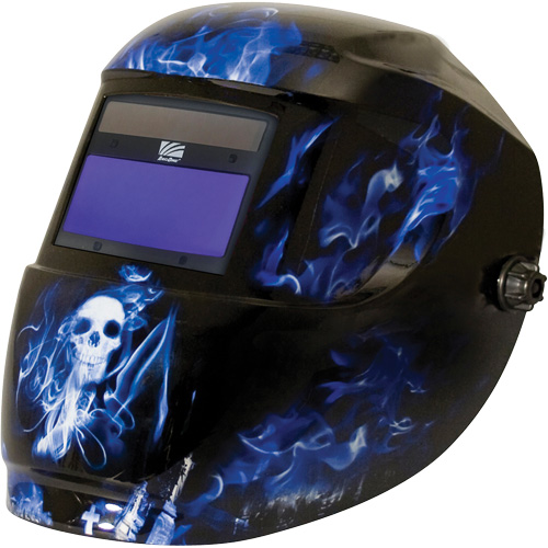 Masque de soudage Carrera ArcOne, 3" lo x 4" la Champ de vision, Teinte 9 - 13, Bleu D. Morneault & Fils