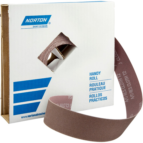 Metalite&reg; K225 Shop Rolls, Aluminum Oxide, 1-1/2" W x 150' L, P50-X Grit D. Morneault & Fils