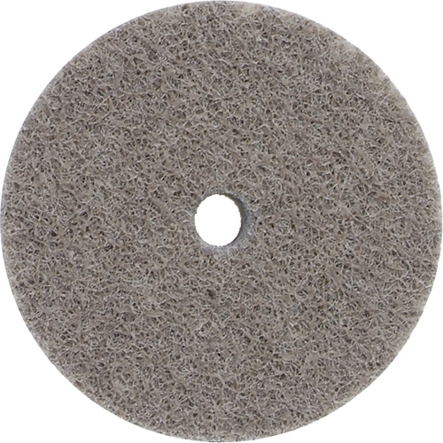 Disque unifi&eacute; non tiss&eacute; Bear-Tex, 3" x 1/4", Arbre de 3/8", Grain de Fin, Oxyde d'aluminium D. Morneault & Fils