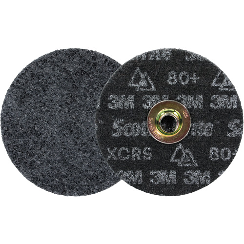 Scotch-Brite Precision Heavy-Duty Surface Conditioning Quick Change Disc, HD-DN, 5" Dia., 80+ Grit, Ceramic D. Morneault & Fils