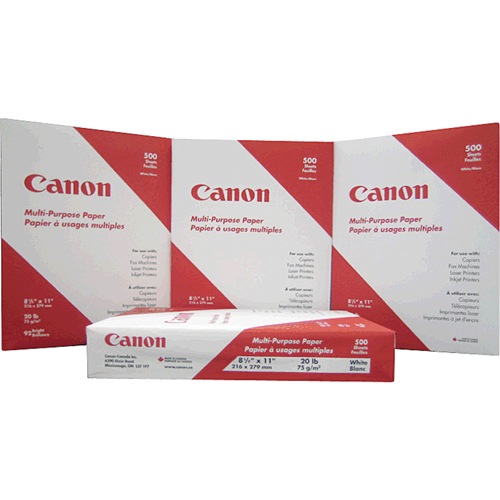 Multi Purpose Copy Paper, 8-1/2" x 11", 20 lbs., White D. Morneault & Fils