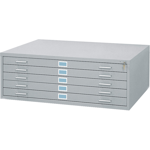 Classeurs en acier pour plans, 5 Tiroirs, 46-3/8" la x 35-3/8" p x 16-1/2" h D. Morneault & Fils