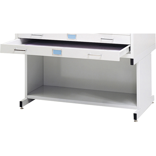 High Base for Steel Plan File Cabinet D. Morneault & Fils
