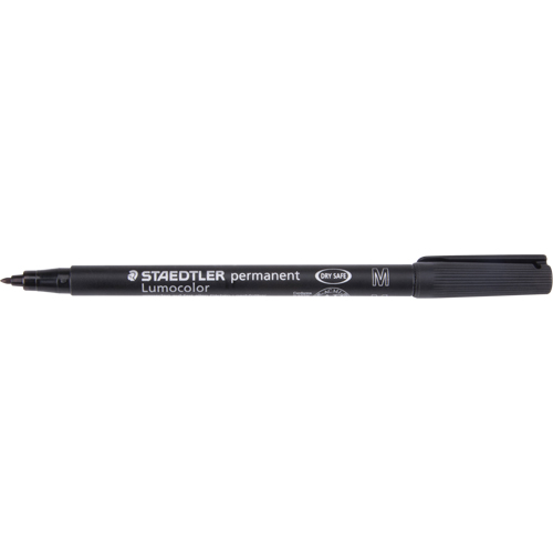 Lumocolor&reg; Permanent Marker, Black, Medium Tip D. Morneault & Fils