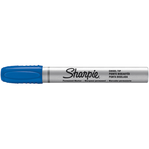Permanent Markers - Berol Liquid Tip, Blue, Chisel Tip D. Morneault & Fils