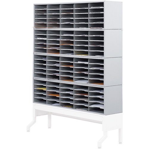 Mobilier E-Z Sort pour la salle du courrier- Modules trieurs D. Morneault & Fils