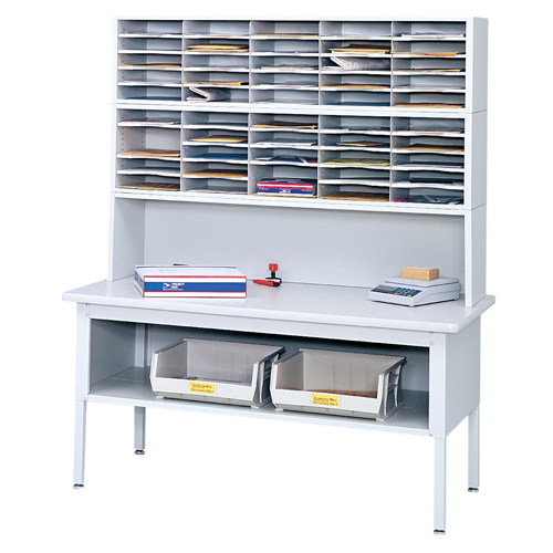 Mobilier E-Z Sort pour la salle du courrier- Modules trieurs D. Morneault & Fils