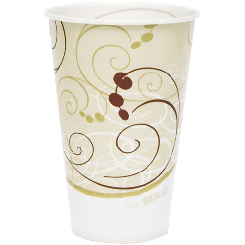 Disposable Cups, Paper, 12 oz., Multi-Colour D. Morneault & Fils