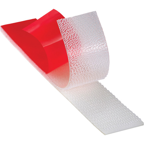 Dual Lock Low Profile Reclosable Fastener, Self-Mating, 50 yds x 1", Adhesive, Clear D. Morneault & Fils
