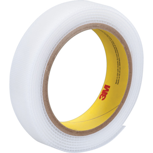 Attache, Boucle, 50 vg x 3/4", Cousu, Blanc D. Morneault & Fils