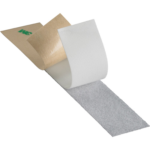 Fastener, Hook, 25 yds x 1", Adhesive, White D. Morneault & Fils