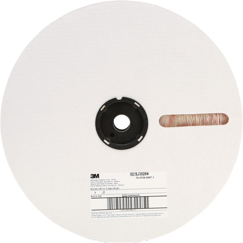 Fastener, Loop, 50 yds x 2", Adhesive, White D. Morneault & Fils